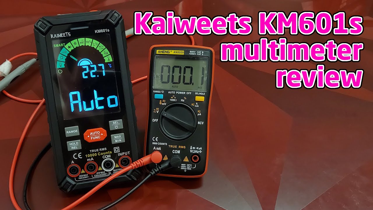 Kaiweets KM601s - color screen multimeter review