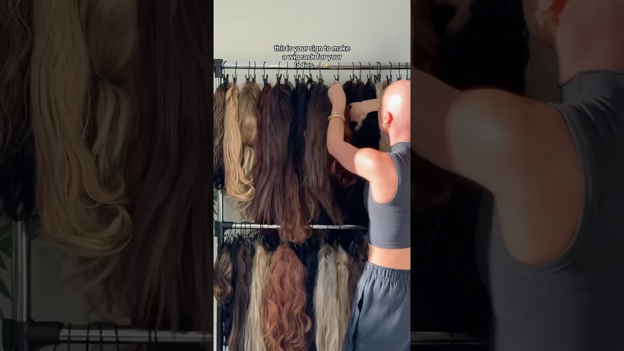 DIY WIG RACK 