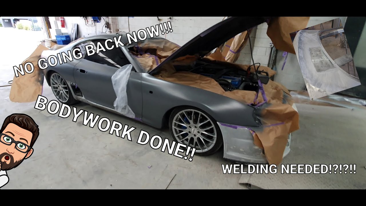 FULL RESTORATION - MKIV SUPRA BODYWORK GETTING READY FOR FULL RESPRAY!!!