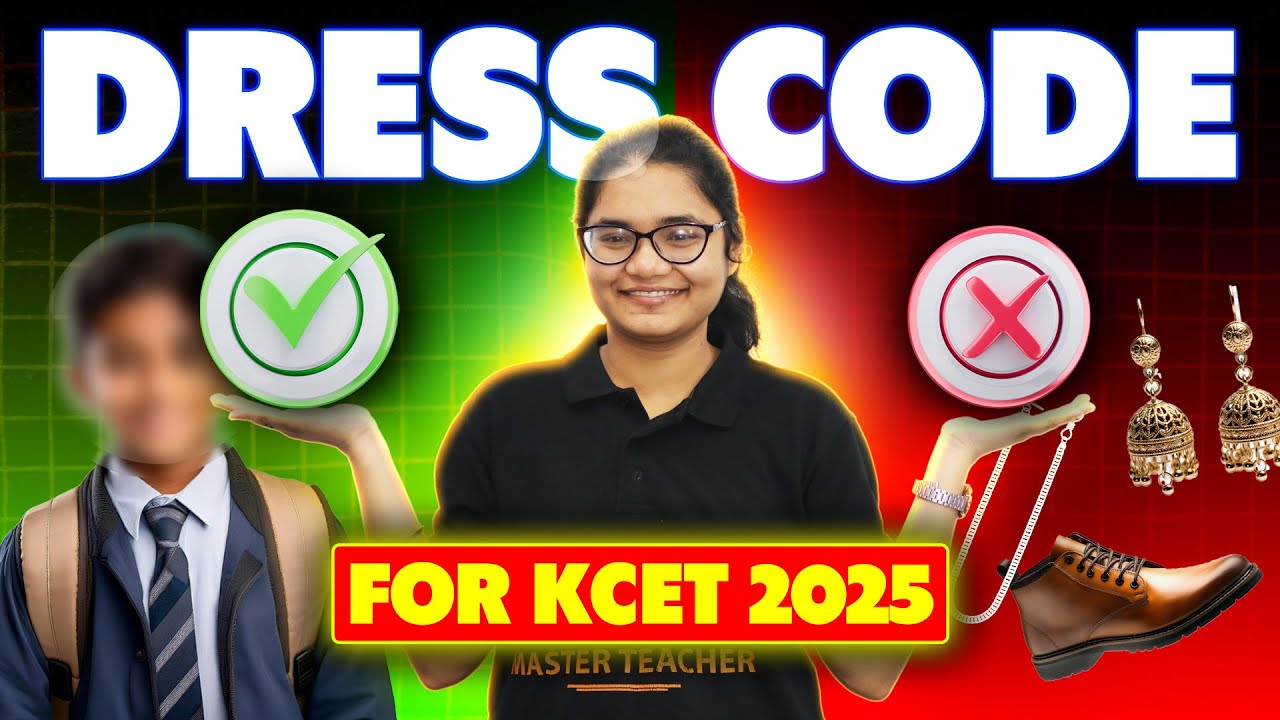 KCET Dress Code For Girls & Boys | New Rules 👧👦