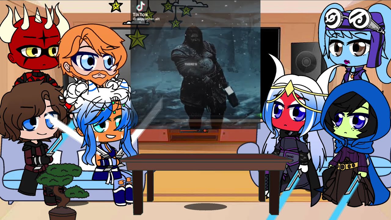 Star wars react to god of war ragnarok  | Darth vader | Gacha life