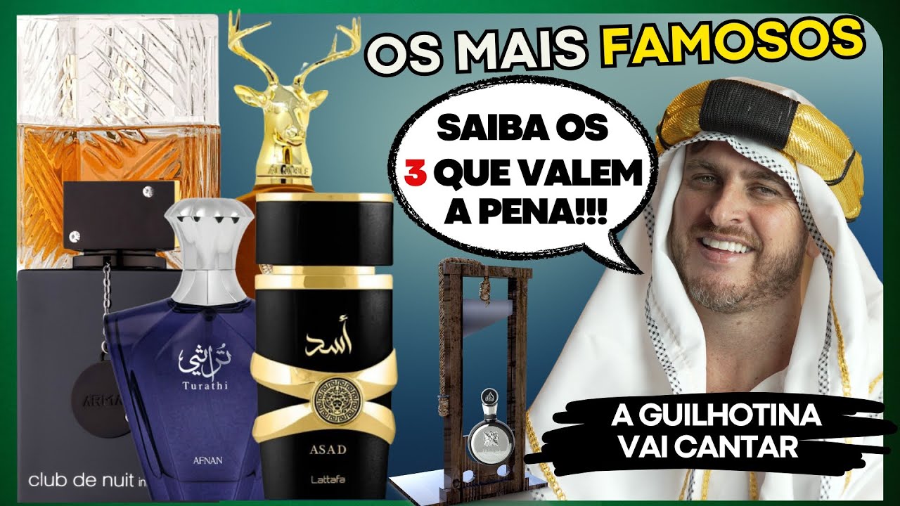 Os 10 Melhores Perfumes ÁRABES Mais FAMOSOS de TODOS os TEMPOS| SOMENTE 3 se SALVAM! VENHA DESCOBRIR