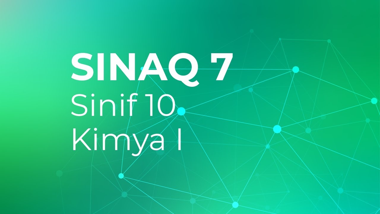 Kimya I 10-cu sinif  Güvən Sınaq 7 Qrup fənləri üzrə