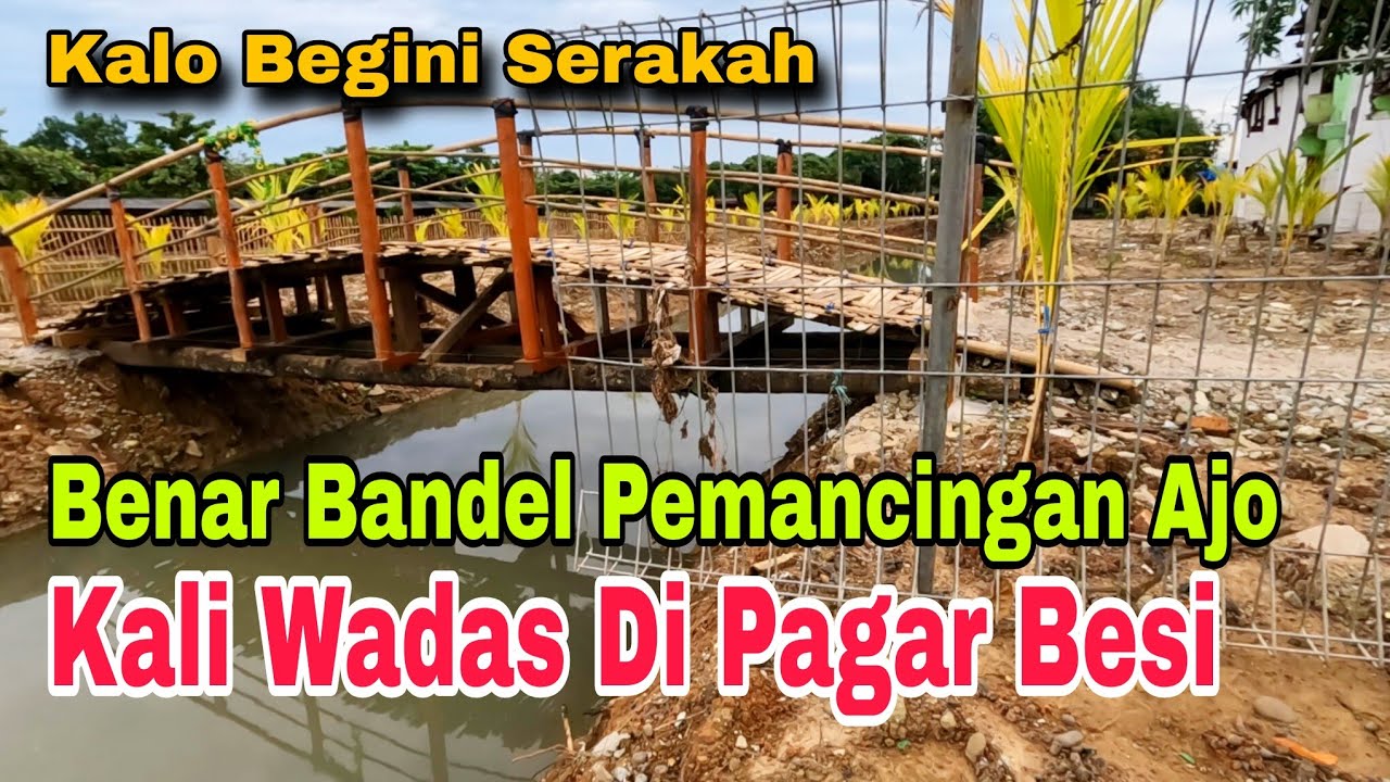 kacau pemancingan ajo kali wadas pjt di pagar & belum di bongkar sampai saat ini, perlu di tindak