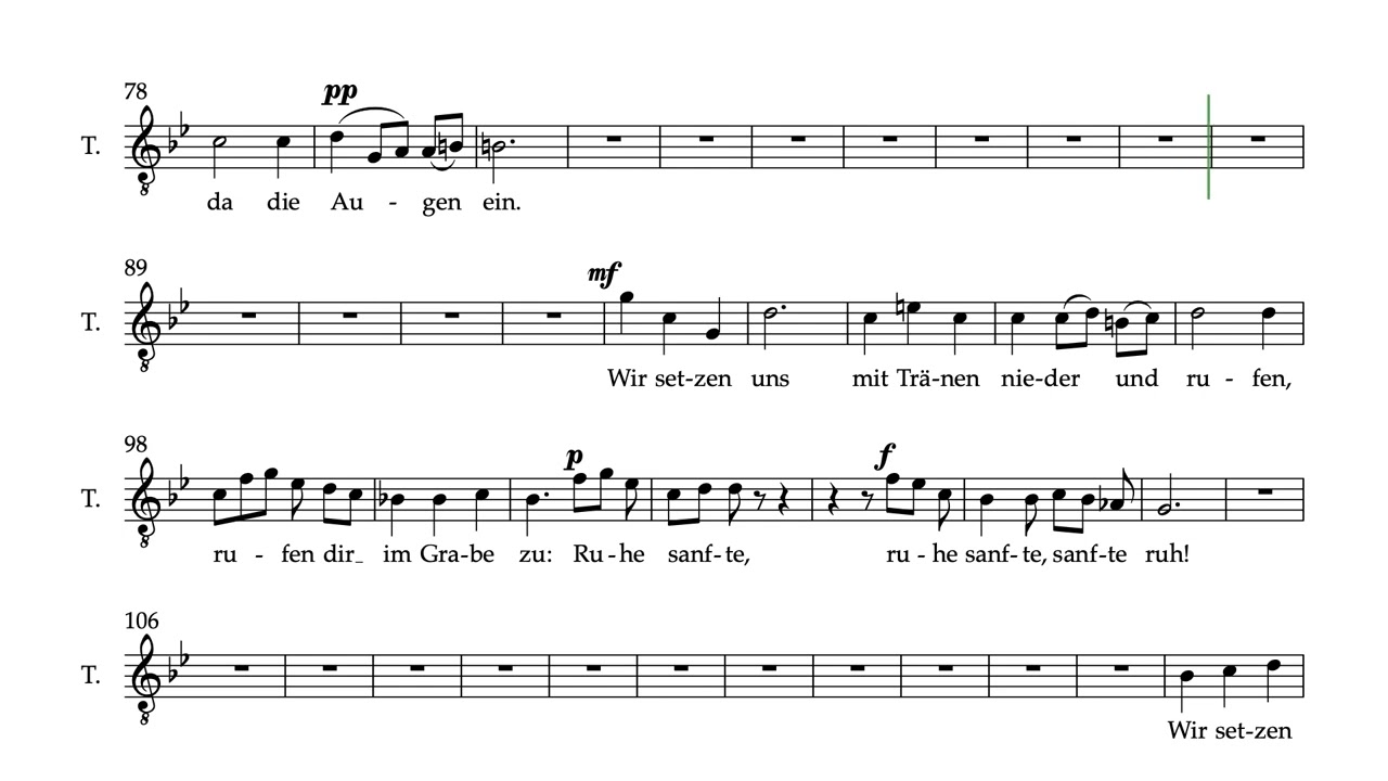 Matthäus Passion Nr68 Coro1 Tenor