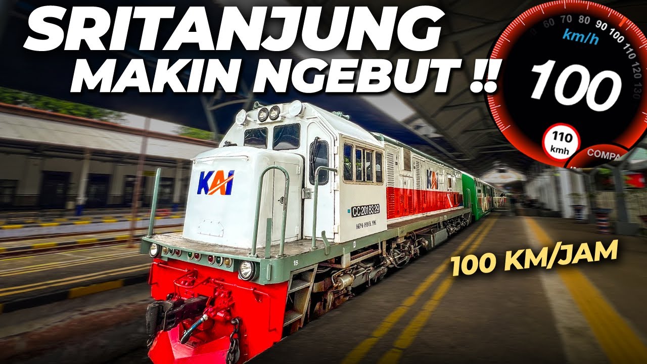 TAK BANYAK YANG TAU !! TERNYATA SRITANJUNG MAKIN NGEBUT !! Trip KA Sritanjung Surabaya - Madiun