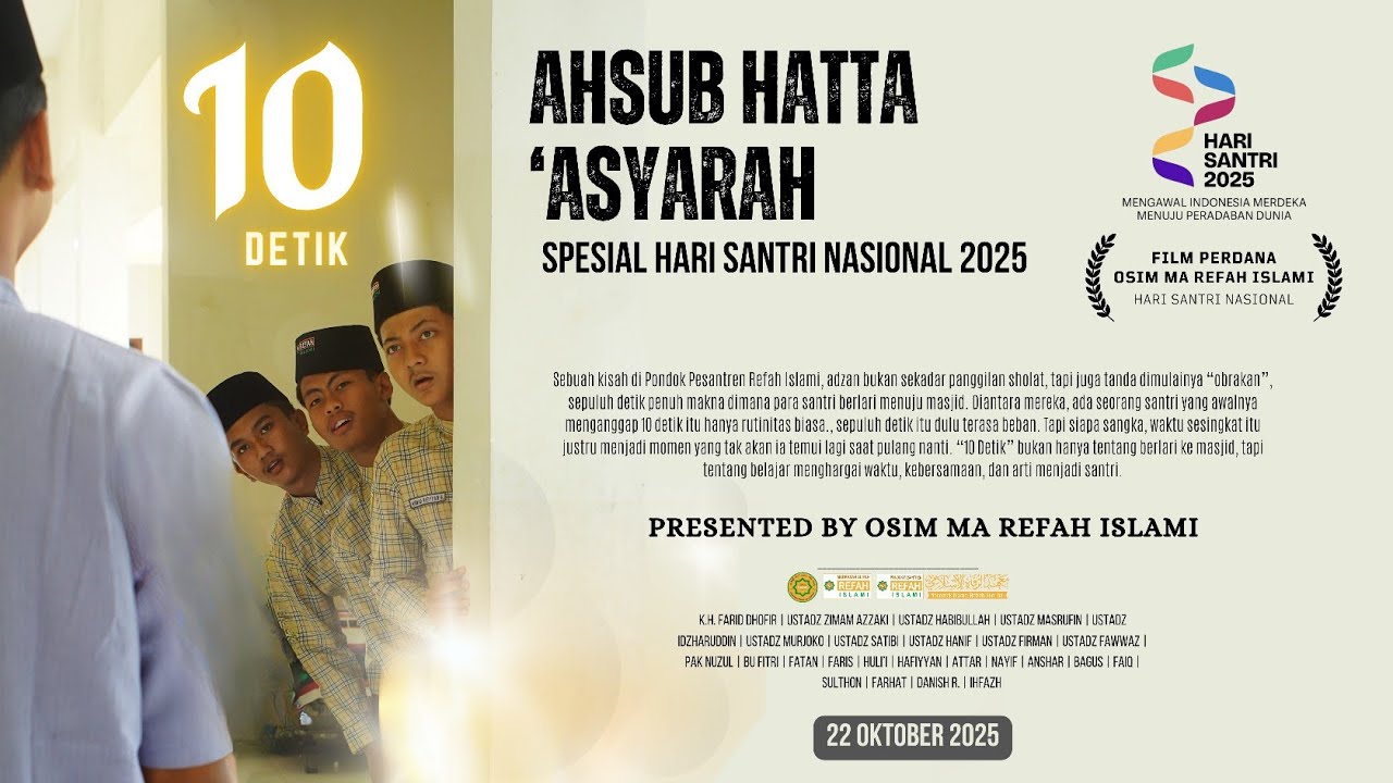 AHSUB HATTA 'ASYARAH I Film Pendek Santri 2025