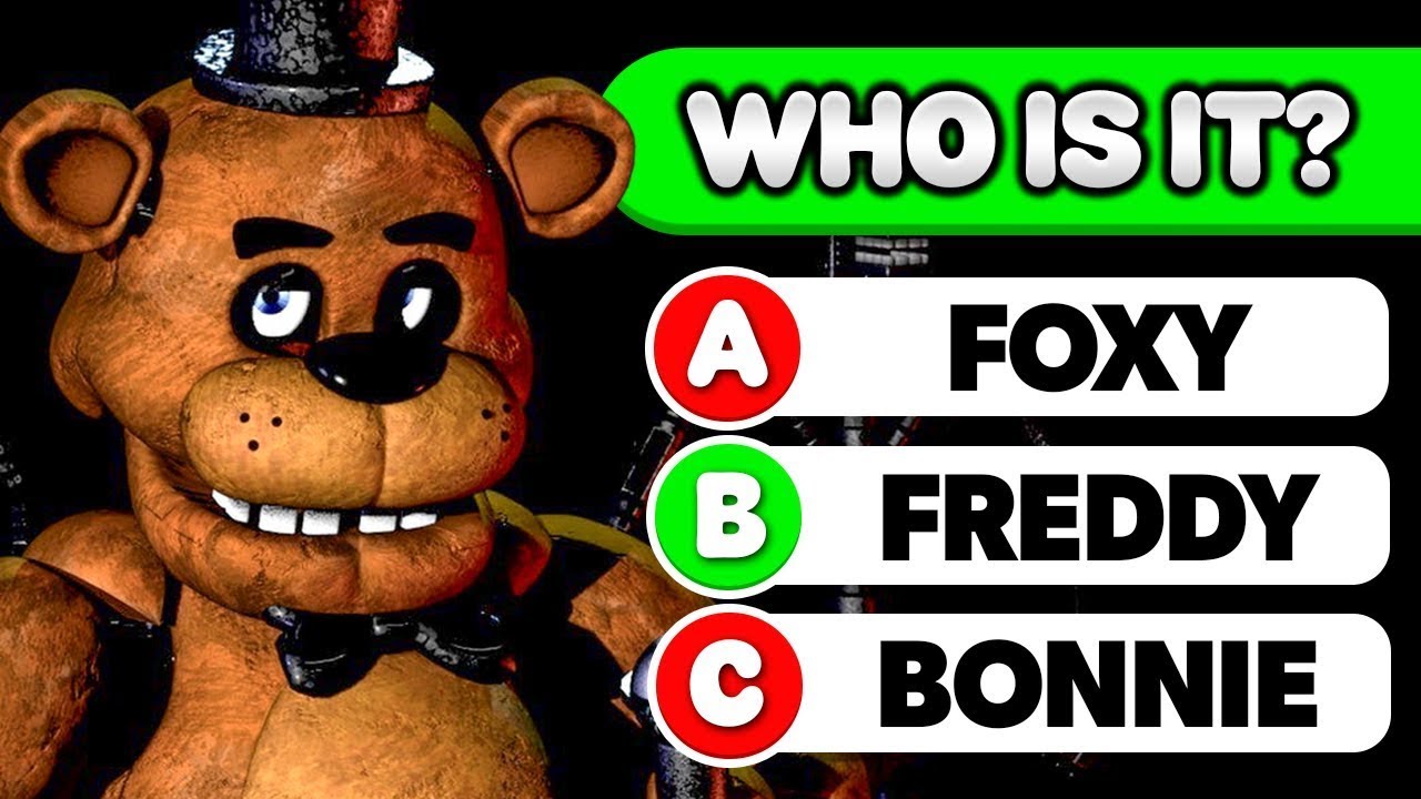 30 забавных вопросов о Five Nights at Freddy’s 🐻😀 | ВИКТОРИНА ПО FNAF 🎩