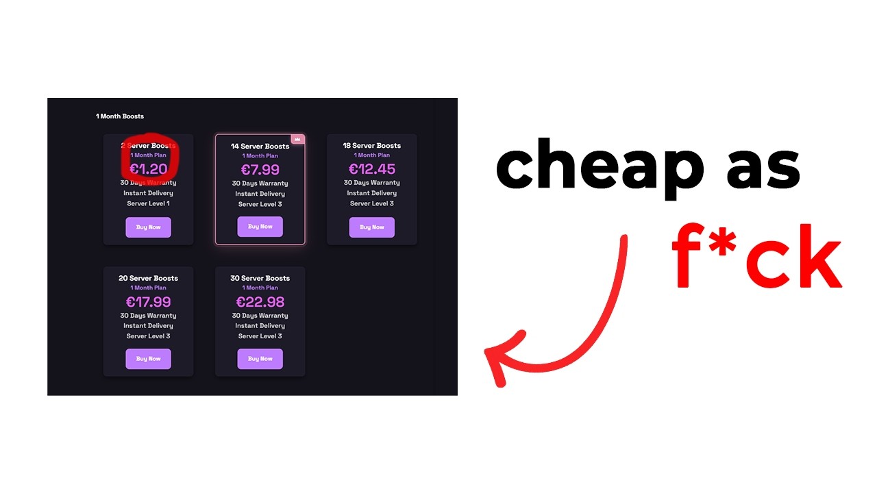 How To Get Discord Server Boosts Cheap