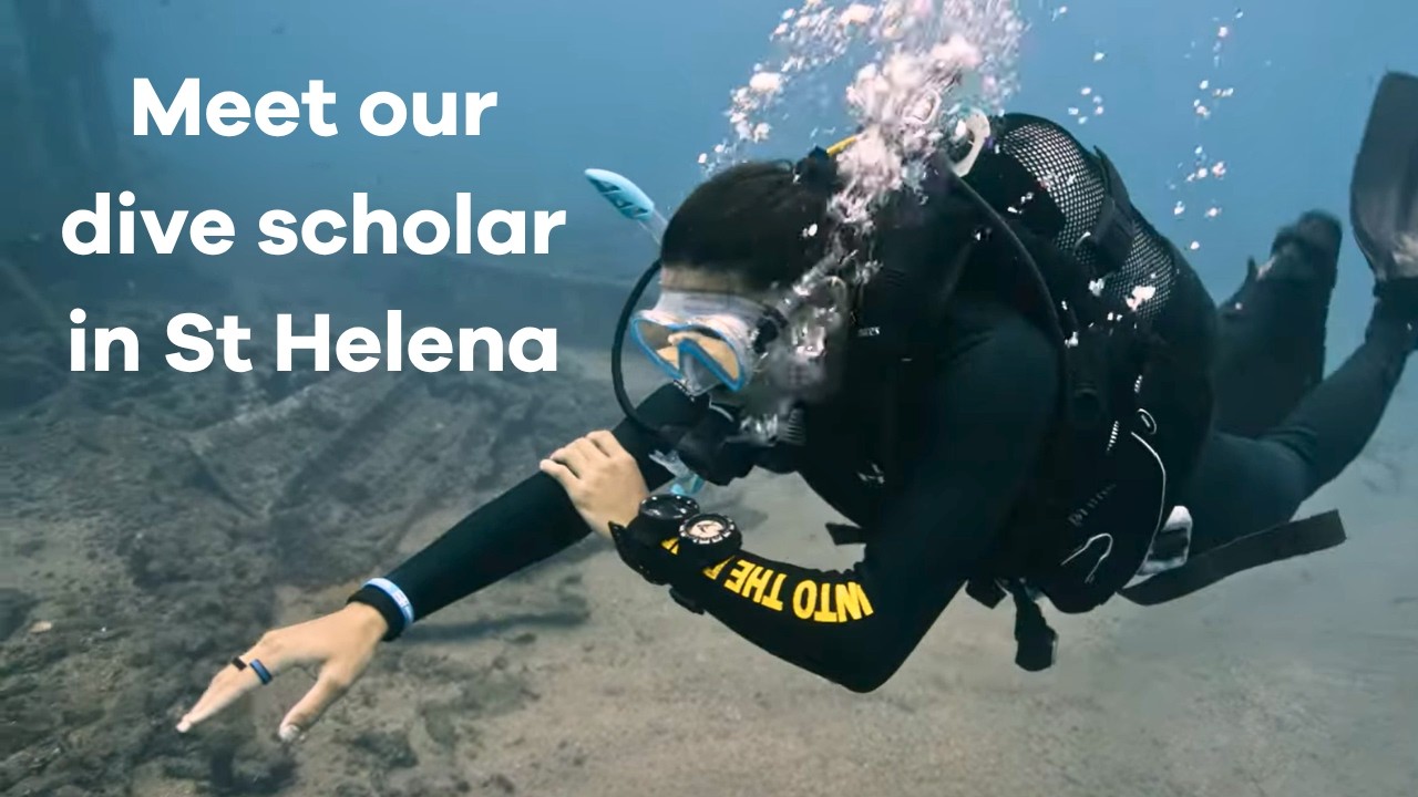 Training the next generation of ocean stewards in St Helena 🤿