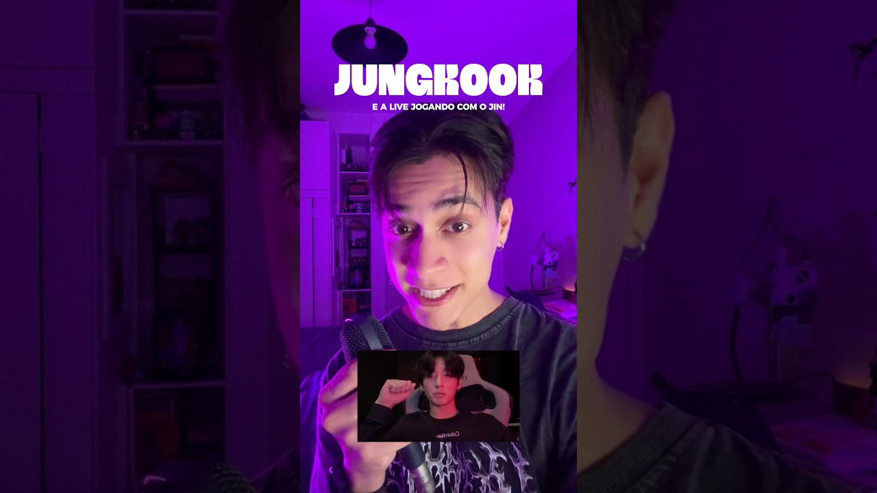 JUNGKOOK DUBLADO? Eu trouxe um pedacinho da &uacute;ltima live que ele fez em portugu&ecirc;s pra voc&ecirc;s! #kpop