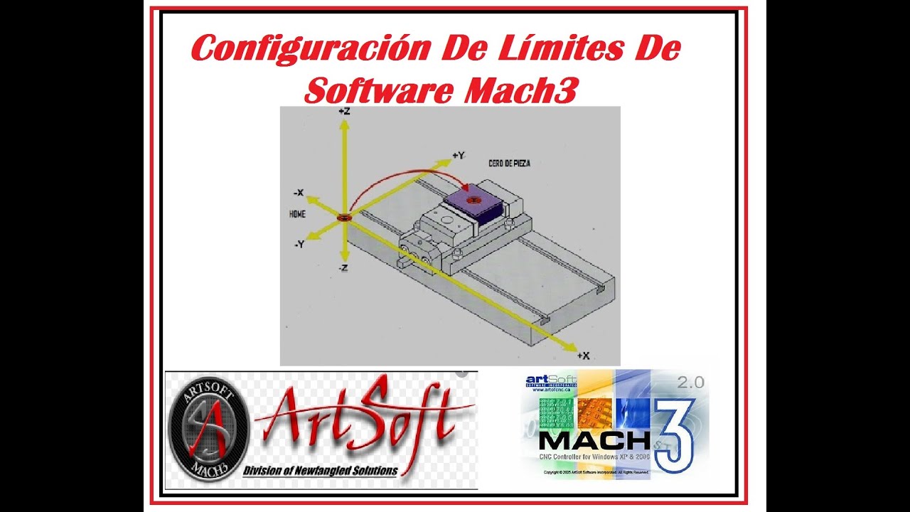 Configuración de límites de software Mach3 (Español)