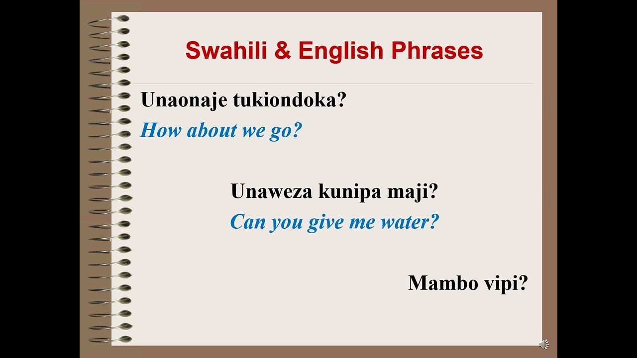 Top 63 Top Swahili To English Short Phrases For Learners
