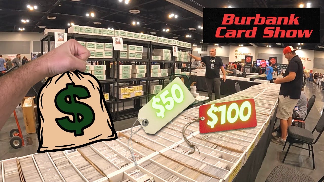 Raiding the Bargain Bins at the Burbank Card  Show