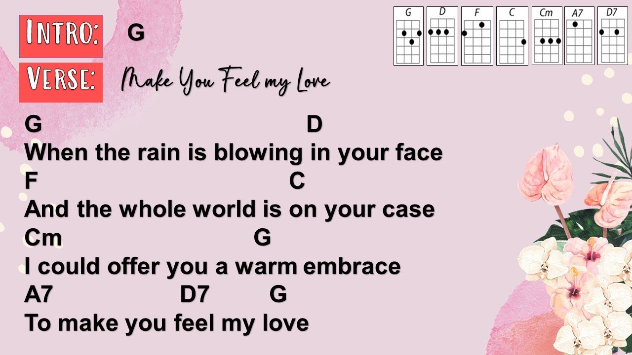 Make You Feel My Love - Adele (Ukulele Play Along)
