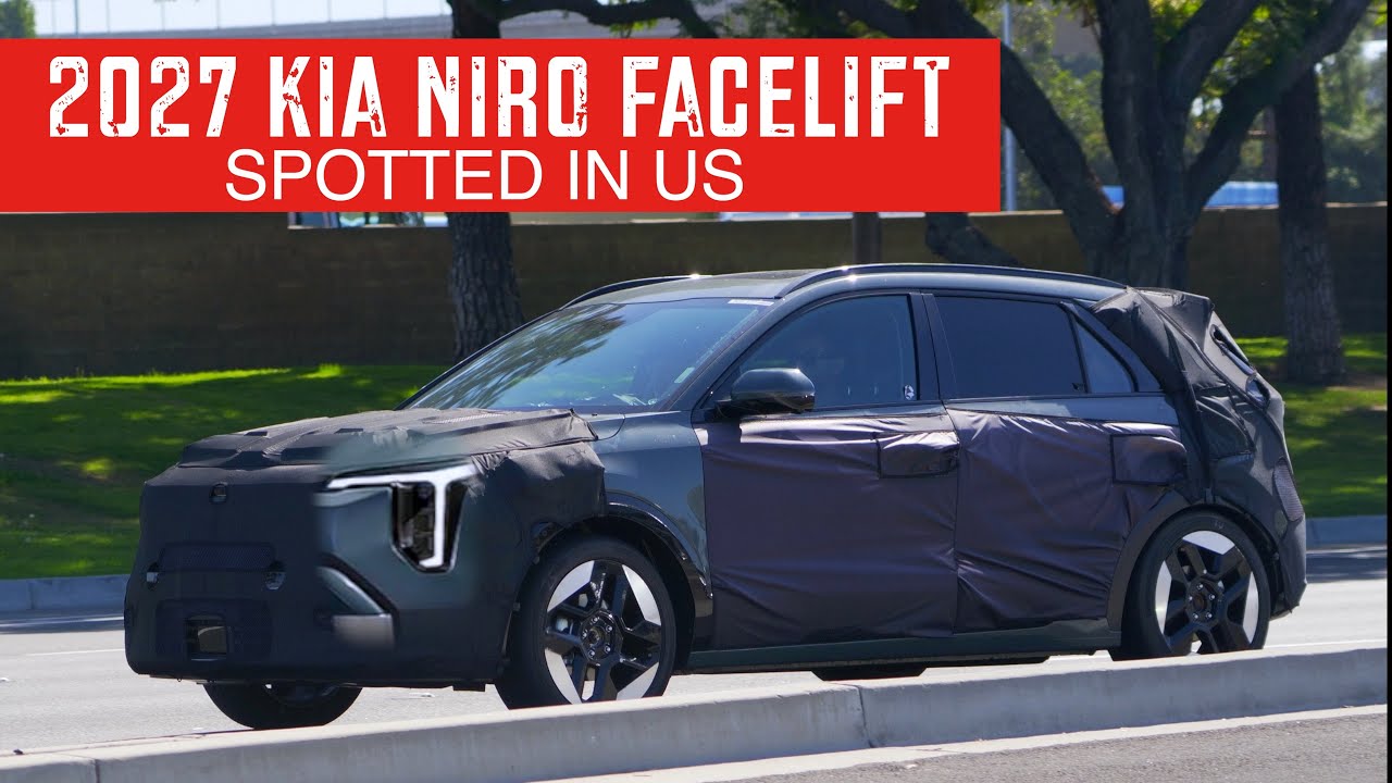 2027 Kia Niro Facelift spotted in US