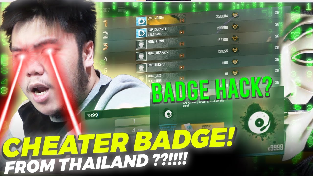 CHEATER BADGE LAGI? AKUN NYA DARI THAILAND!? HMM.. YA SUDAHLAH TUNGGU BANNED SAJA..