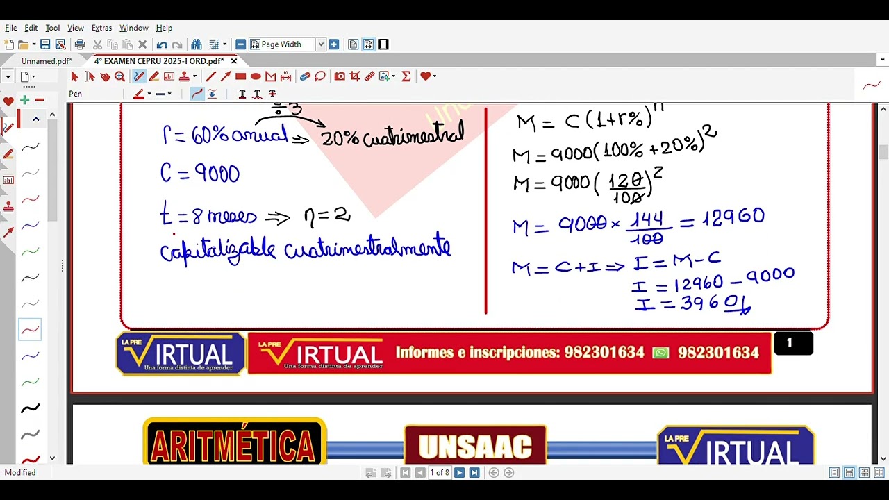 RESOLUCIÓN DE ARITMETICA DEL 4° EXAMEN CEPRU 2025-I