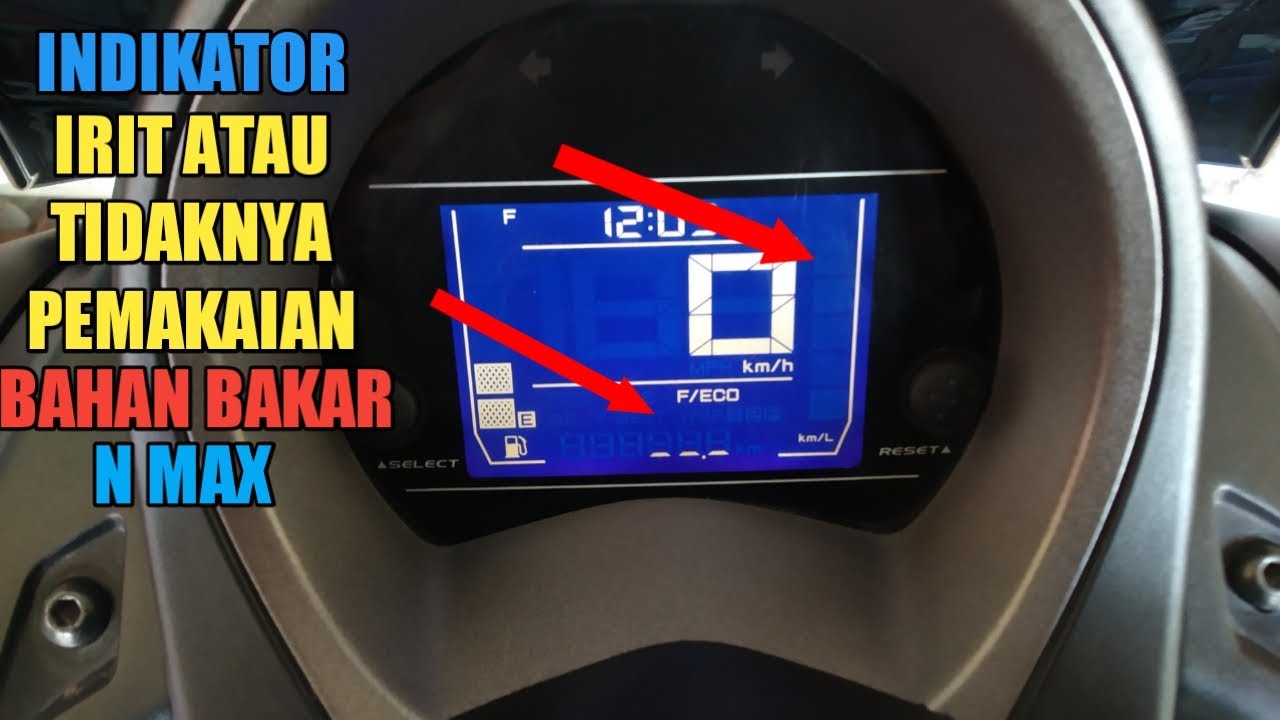 Cara Kerja Fuel Eco Nmax Dan Arti Indikator Spedometer Nmax.