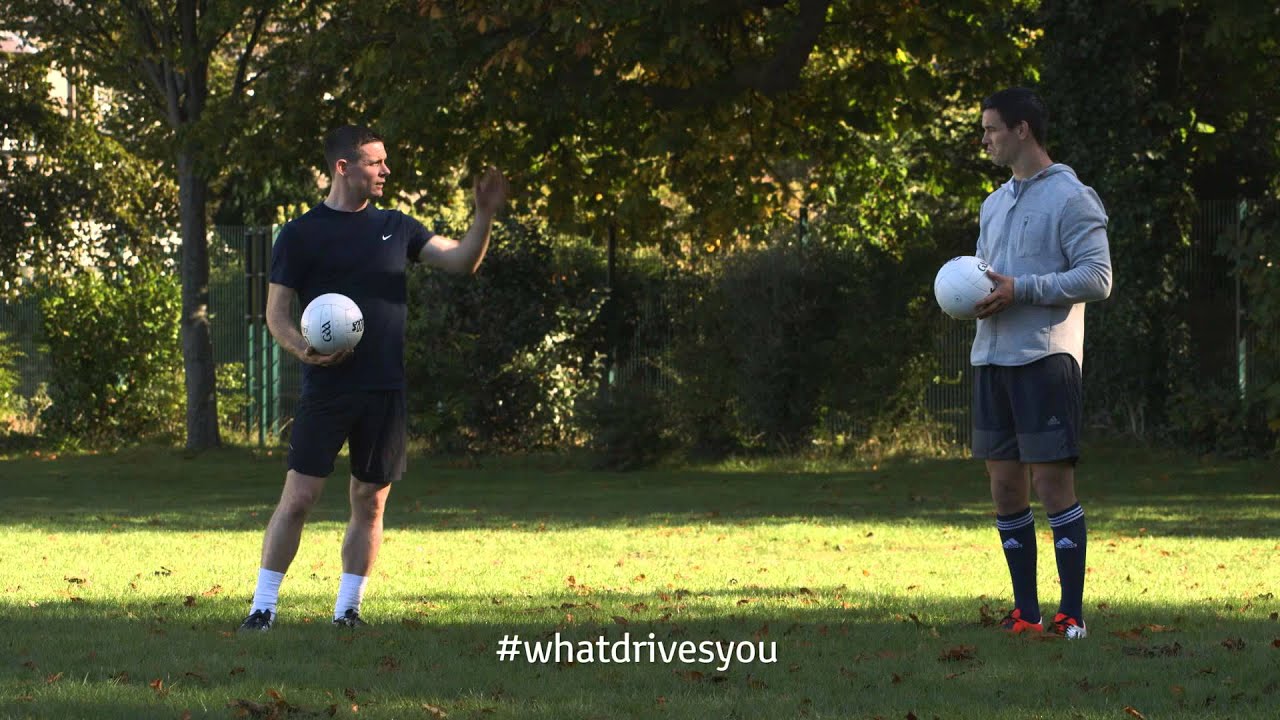 Stephen Cluxton coaches Johnny Sexton - #WhatDrivesYou
