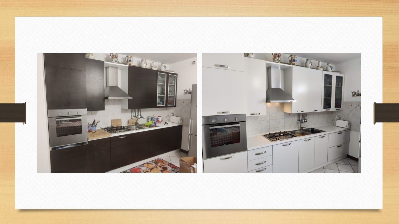 la mia NUOVA cucina DIPINTA con V33 Smalto Rinnovare Perfection Cucina