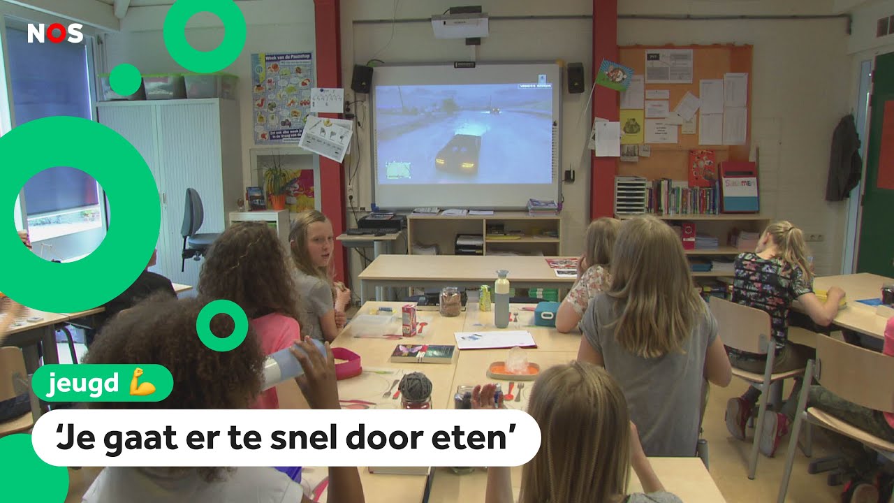Tv-kijken tijdens lunch: Niet gezond maar gebeurt op veel scholen