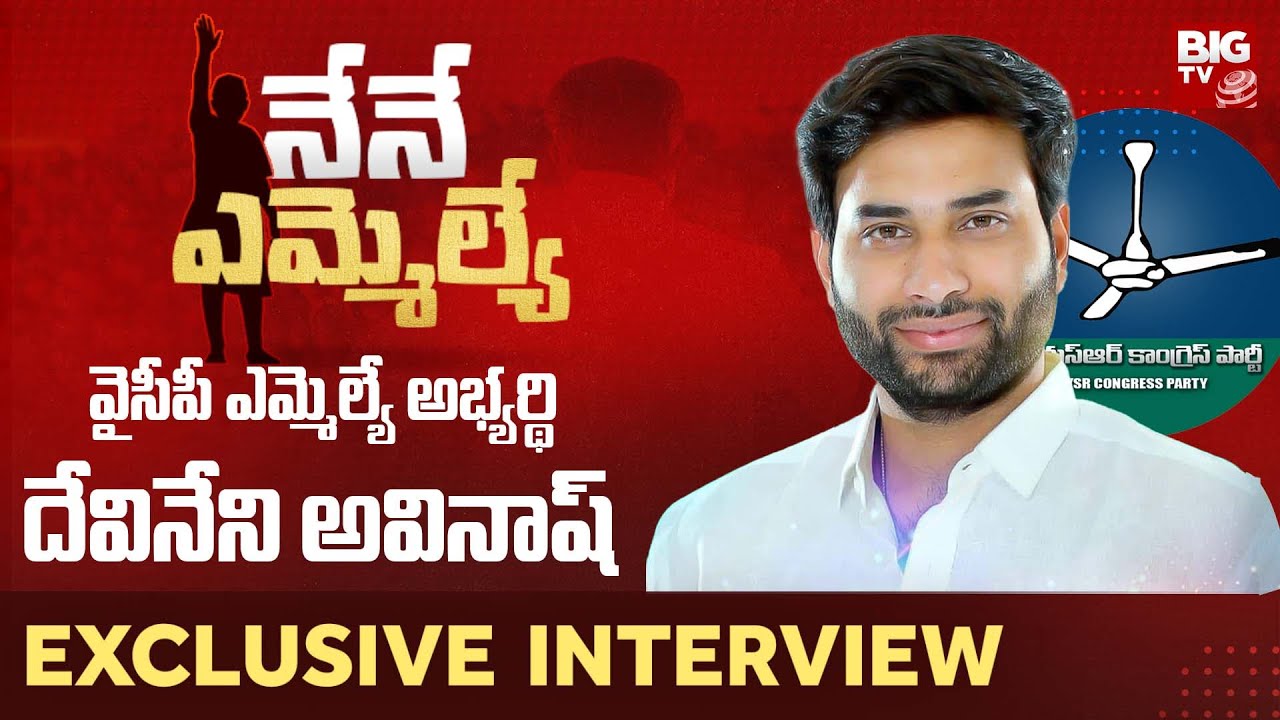 Vijayawada East YSRCP MLA Candidate Devineni Avinash Exclusive Interview | Nene MLA | BIG TV