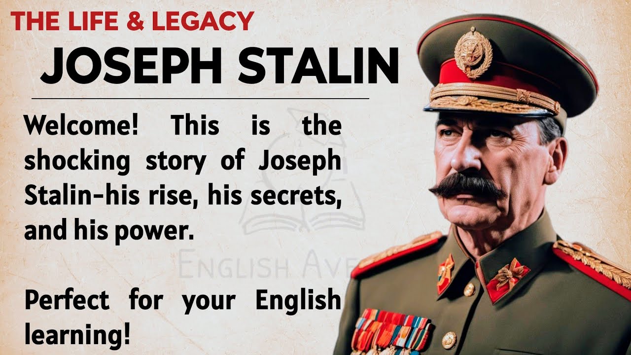 Joseph Stalin: The Shocking Untold Story || Learn English Through Story Level 3 🔥 || Graded Reader ✅