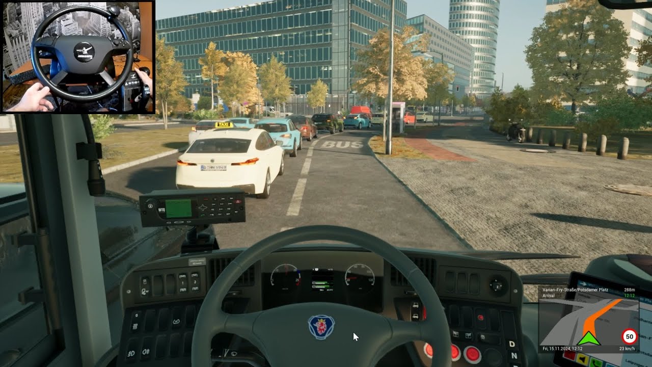 The Bus | Berlin | Scania Citywide | Aerosoft Truck & Bus Steering Wheel