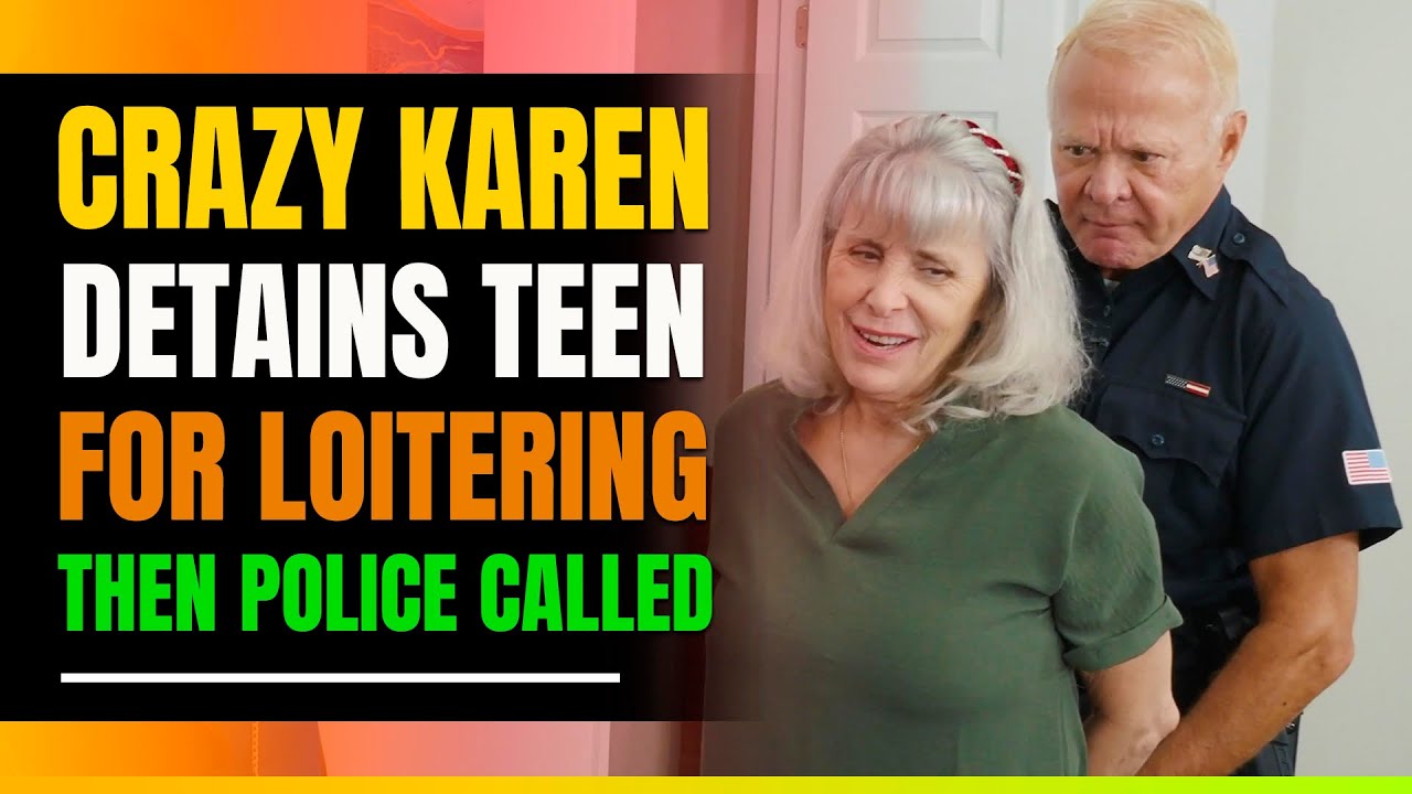Crazy Karen Detains Black Teen For Loitering