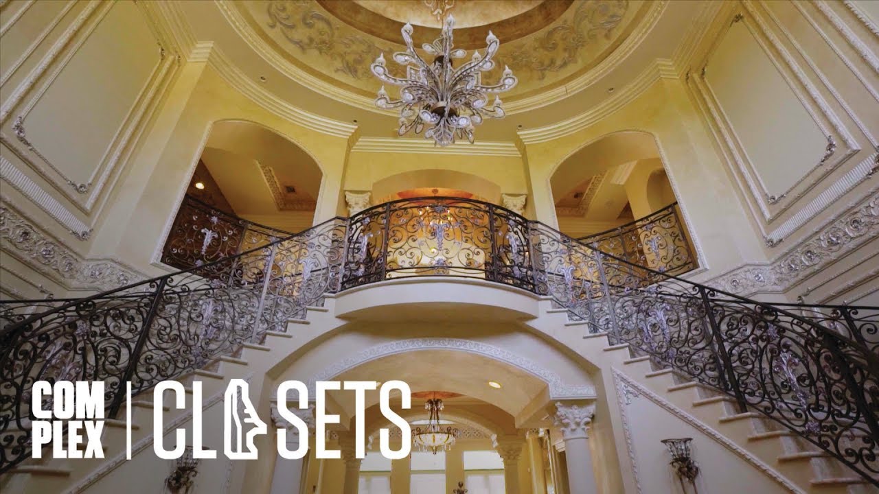 NFL Star Antonio Brown Shows Off His Insane Mansion and Sneaker Collection On Complex Closets