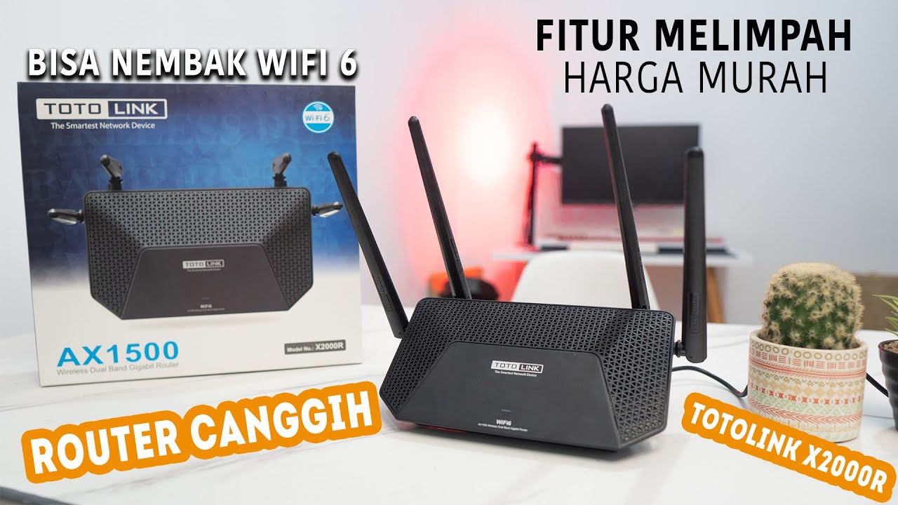 WIFI MU LEMOT & PUTUS-PUTUS ?? Ini Router WIFI 6 Murah Tercanggih, Totolink X2000R