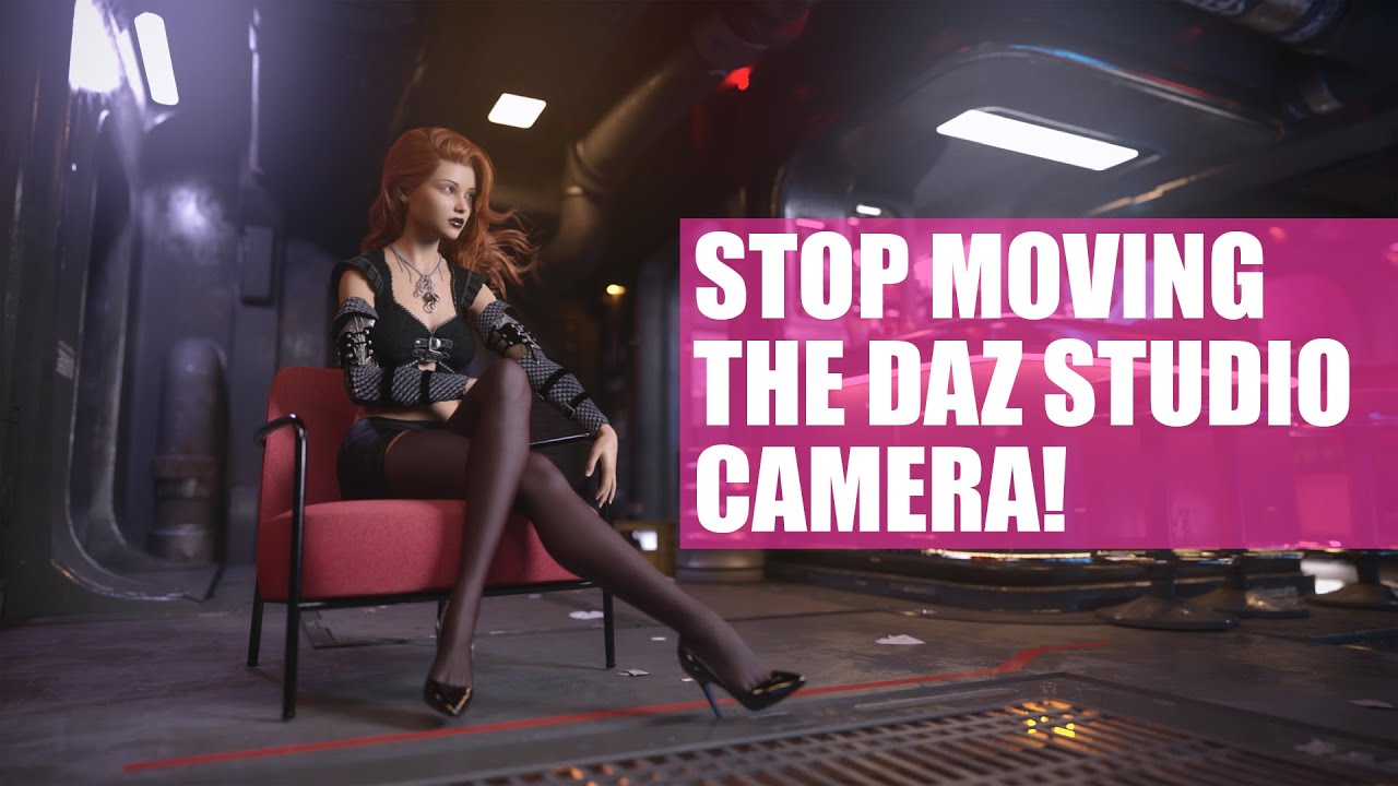 Stop Moving The DAZ Studio Camera..! - Video Tutorial