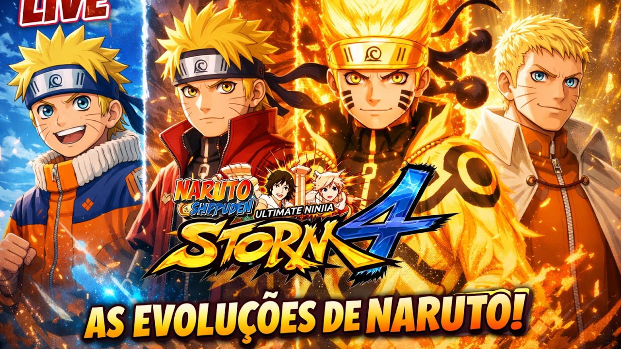 A CADA VITORIA O NARUTO EVOLUI NO NARUTO STORM 4 (TODOS DO JOGO)
