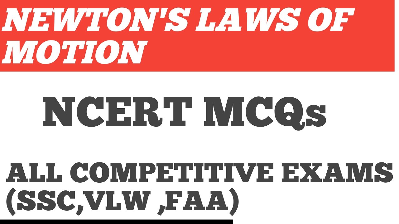 Science || Newton's law of motion || Important MCQs for Competitive exam #FAA, VLW