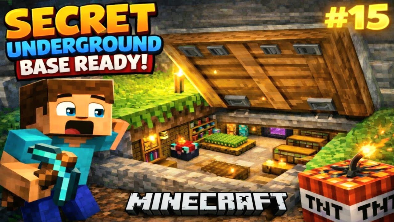 Naya Underground Base Tour | Minecraft Survival #15