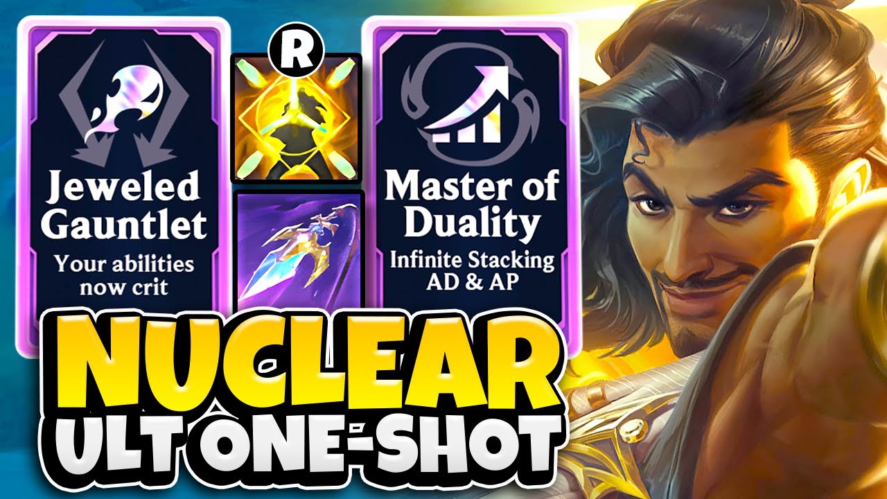 Literal One-Shot Akshan ULT: Jeweled Gauntlet + Infinite Stacking AD & AP