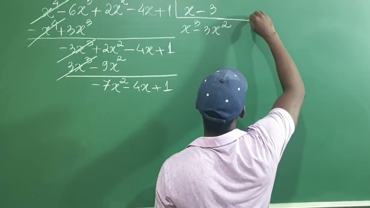 DIVISÃO DE POLINÔMIOS ( método de chaves)
