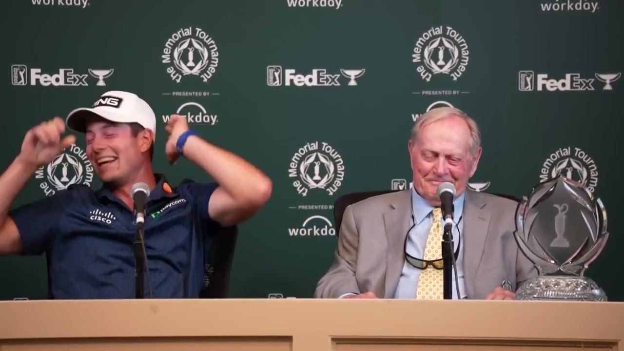 Viktor Hovland Sunday Winners Presser 2023 The Memorial Tournament presented by Workday © PGA Tour