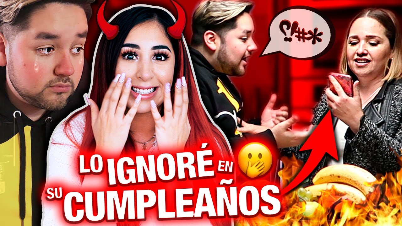 ¡BROMA PESADA! 😈 IGNORANDO A MI HERMANO EN SU CUMPLEAÑOS! Queen buenrostro