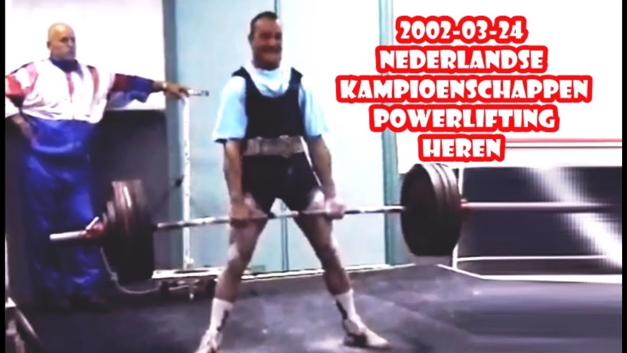 2002-03-24 NEDERLANDSE KAMPIOESCHAPPEN POWERLIFTING heren te Amsterdam.
