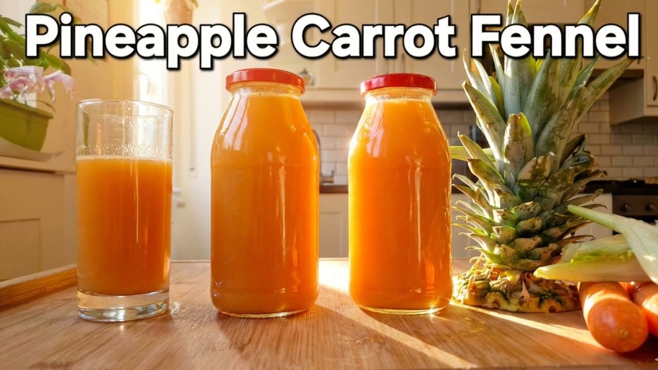 Pineapple-Carrot-Fennel-Ginger Juice: My Secret for a 24-Hour Daily Reset & Vitality