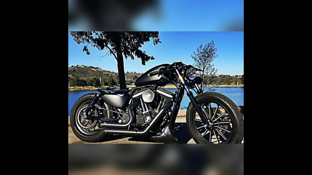Harley Davidson 883 Custom Bobber  -  Compilation images - Slideshow - HD Spostster