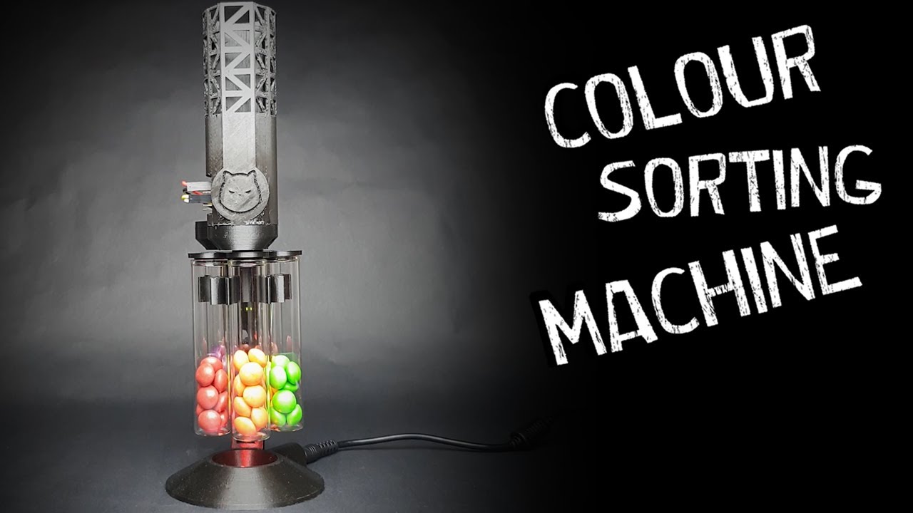 Making this unique color sorting machine || How to - Arduino - 3D printed