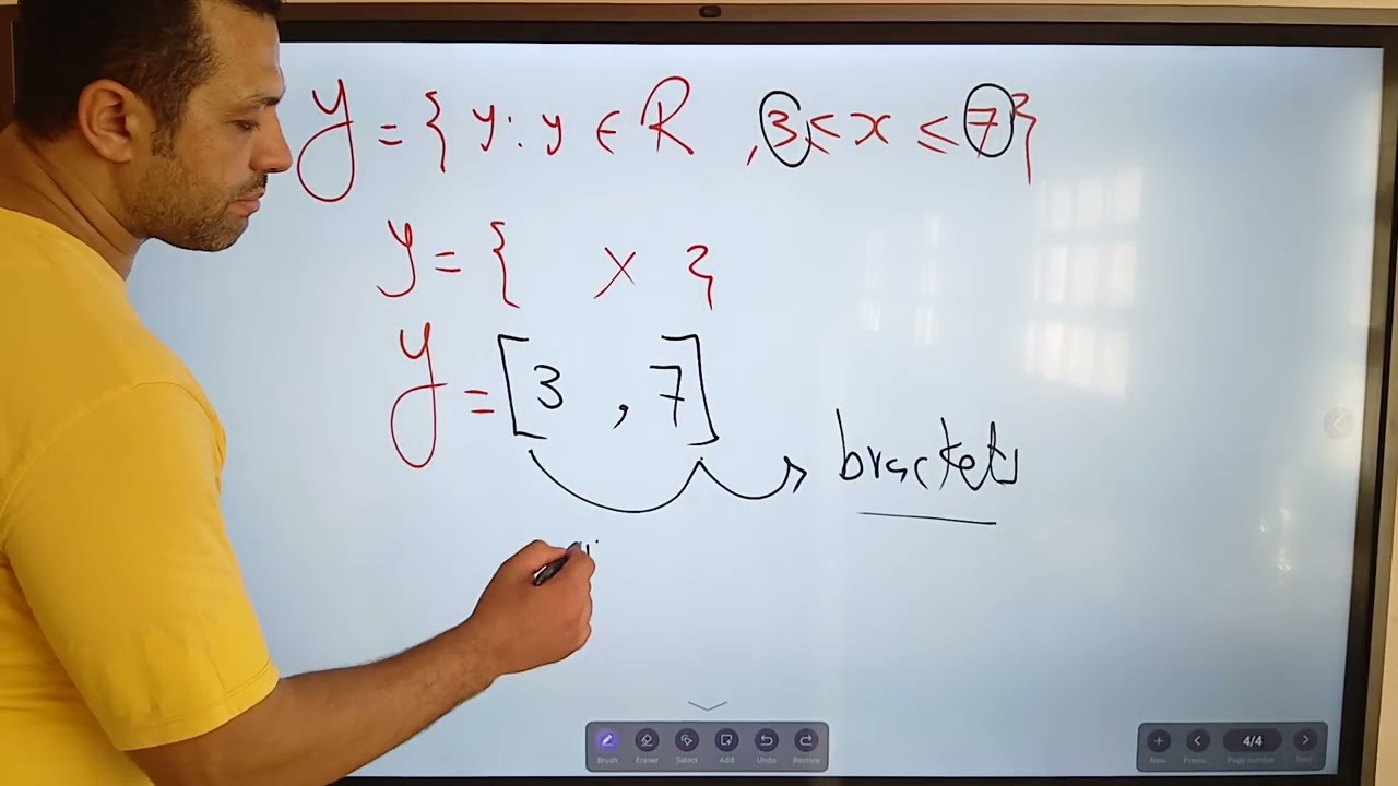 Intervals prep 2 & الفترات الصف الثاني الإعدادى لغات 