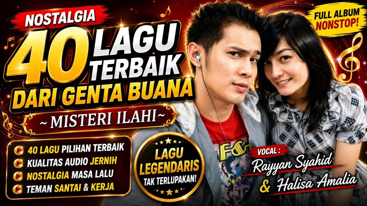 Nostalgia 40 Lagu Pilihan Genta Buana 2022 - Voc. Rayyan Syahid & Halisa Amalia