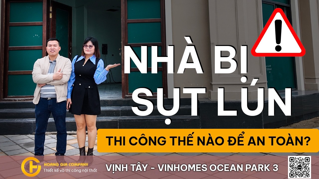 Thực tế thi công căn liền kề góc Vịnh Tây 9 Vinhomes Ocean Park 3 | Nội Thất Hoàng Gia