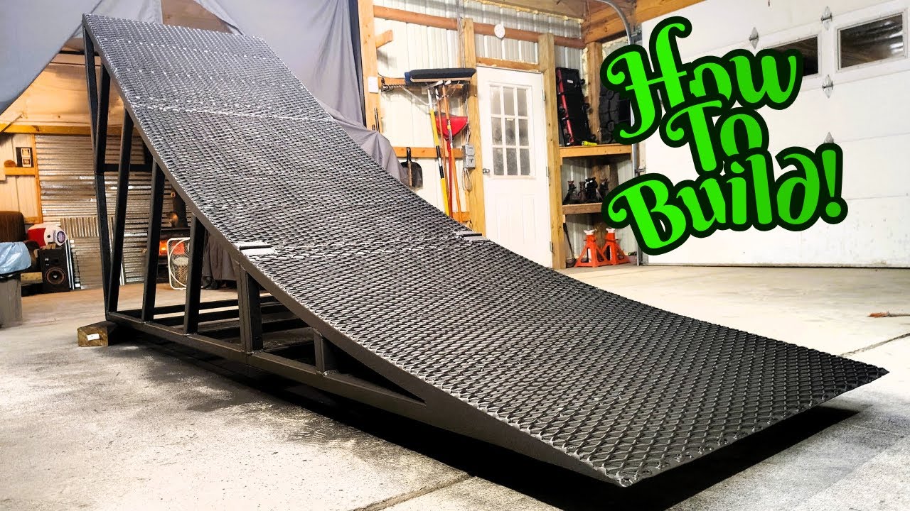 How To Build A Freestyle Motocross Ramp with Hinge!