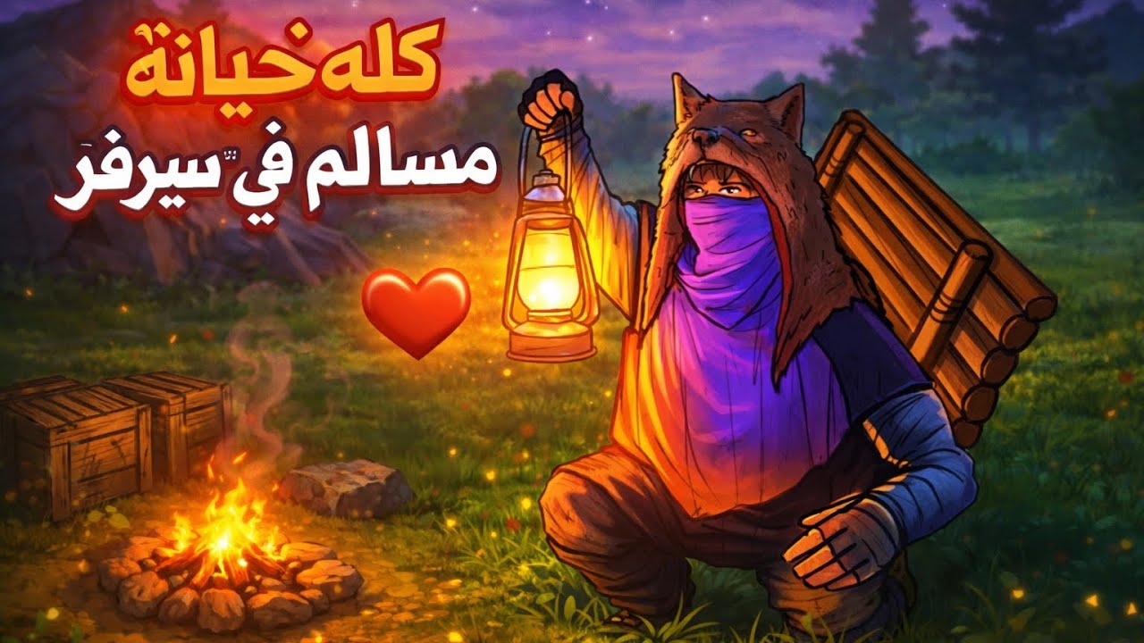  عشت یوم کامل مسالم في سيرفر کله خيانة Rust رست