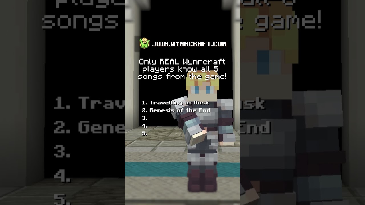 Do you know all 5 songs?? #wynncraft #minecraft #mmorpg #music